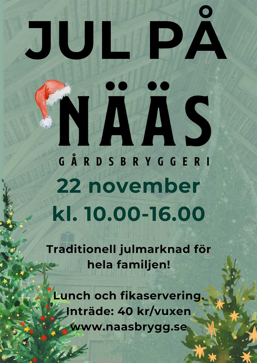 Jul på Nääs Gårdsbryggeri